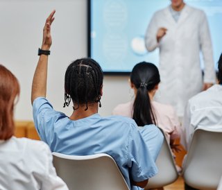 Nursing Student in Classroom