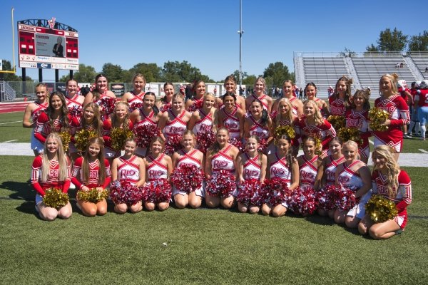 Cheerleaders at game