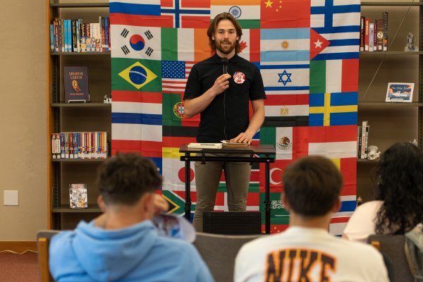 Speaker at Words of the World Event